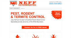 Desktop Screenshot of neffexterminatinginc.com